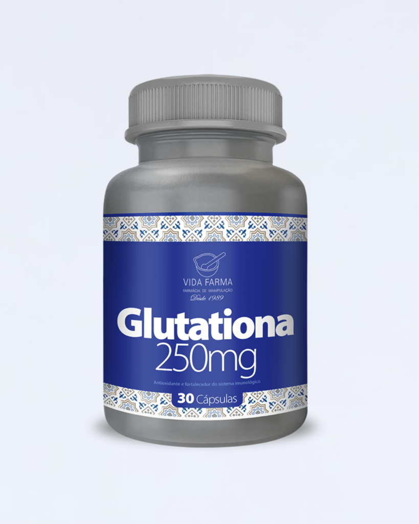 Glutationa 250mg 30 Cápsulas – Vida Farma SP